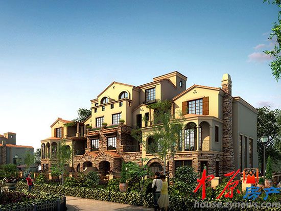 金域蓝湾一期别墅效果图
