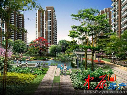 金蓝湾景观效果图