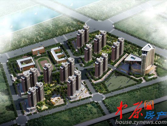 锦绣山河A1-01地块鸟瞰图