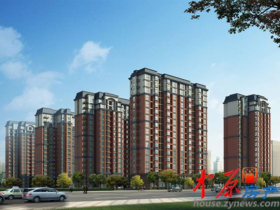 千鹿山一期整体楼盘效果图