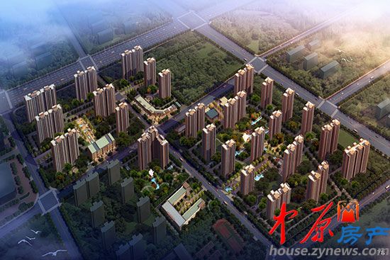 绿都紫荆华庭效果图