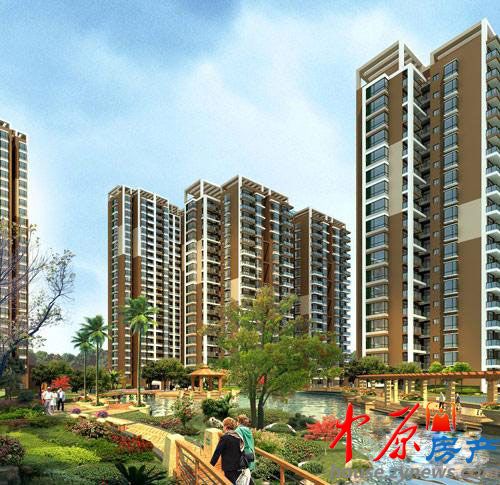 金蓝湾南立面效果图