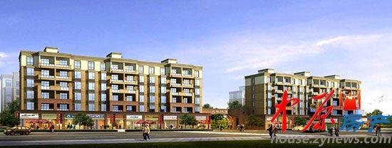 天怡佳苑2#、3#号沿街效果图
