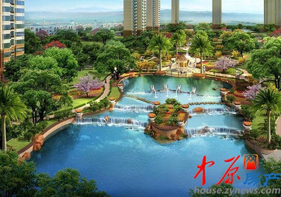 恒大金碧天下米兰城堡效果图