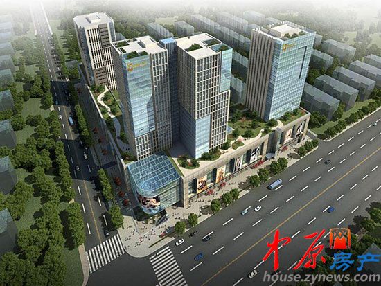 京沙广场鸟瞰图