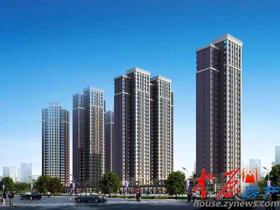 锦绣山河F1-02地块嵩山路街景透视图