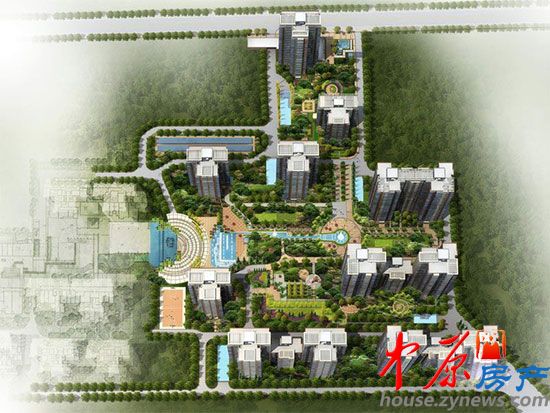 通利紫荆尚都鸟瞰图