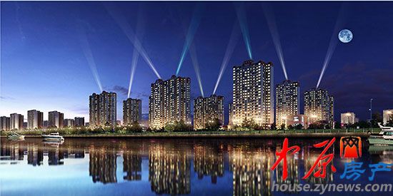 恒大翡翠华庭夜景效果图