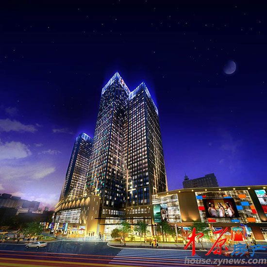 正弘凯宾城夜景图