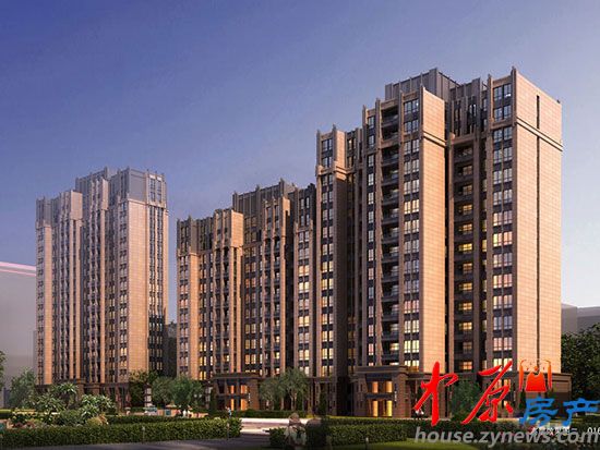 名门紫园高层外立面效果图