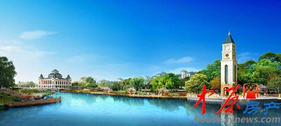 恒大金碧天下玛丽湾栈道效果图