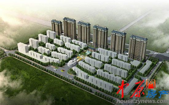 海龙香槟大道四期鸟瞰效果图