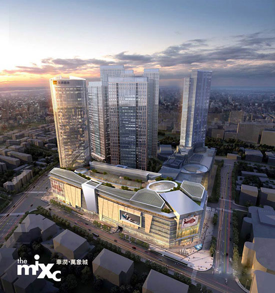 华润悦府整体鸟瞰图