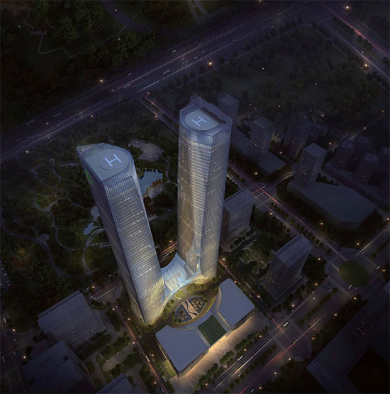 二七绿地中心效果图