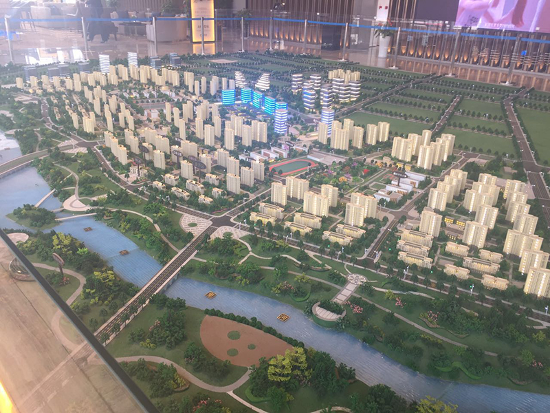 绿地公园城沙盘展示-大沙盘