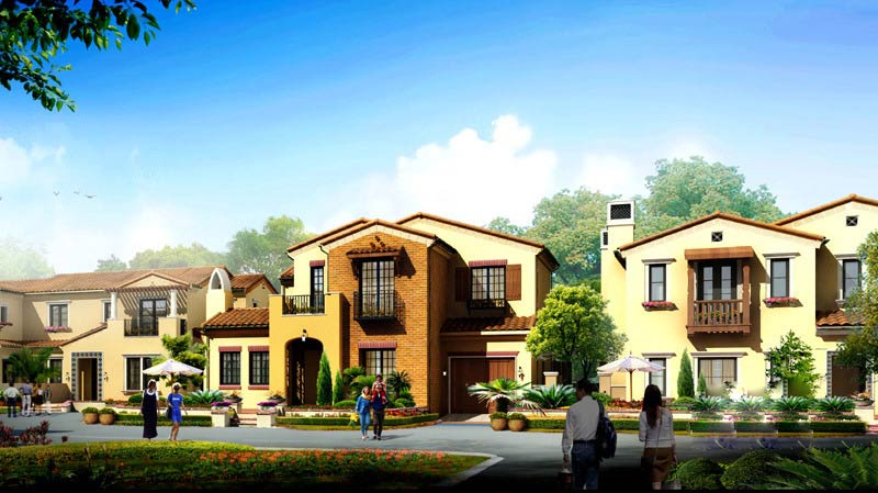 绿城雁鸣湖玫瑰园效果图