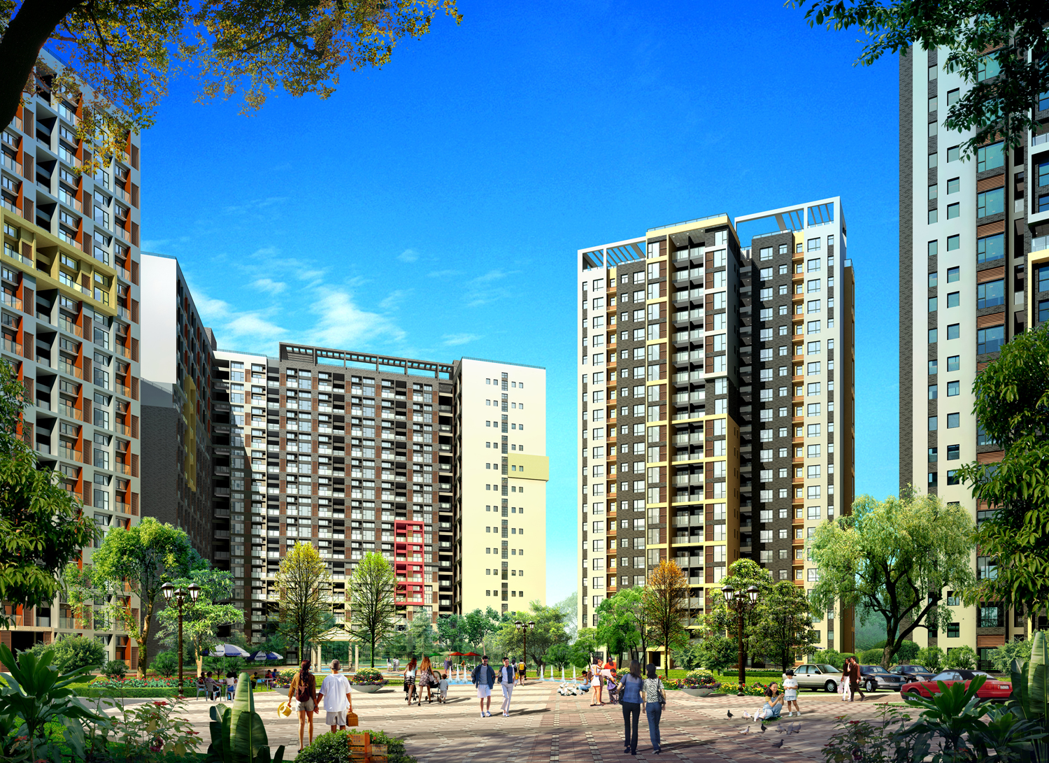 乾宏领秀跃城效果图