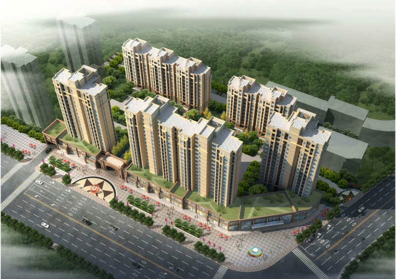 康桥溪桂园效果图