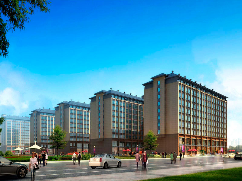 华鸿商业街效果图