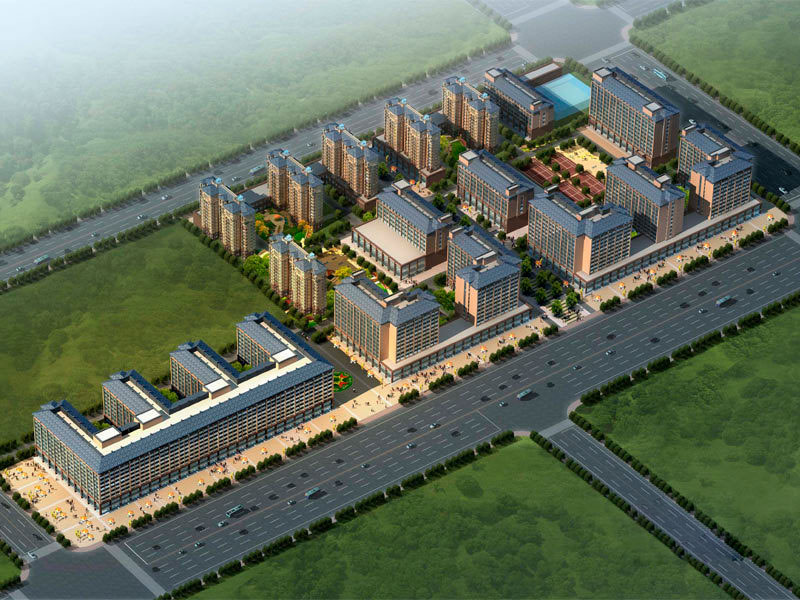 华鸿商业街效果图