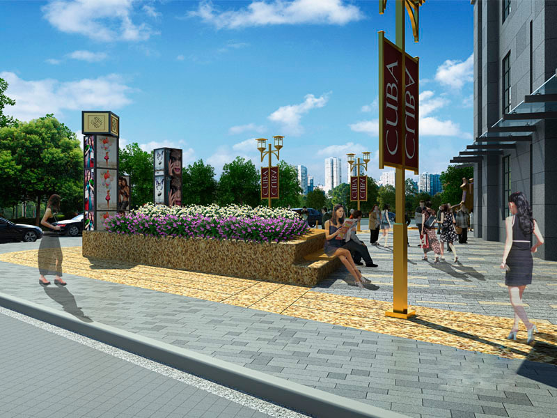 瑞士酒店公寓效果图