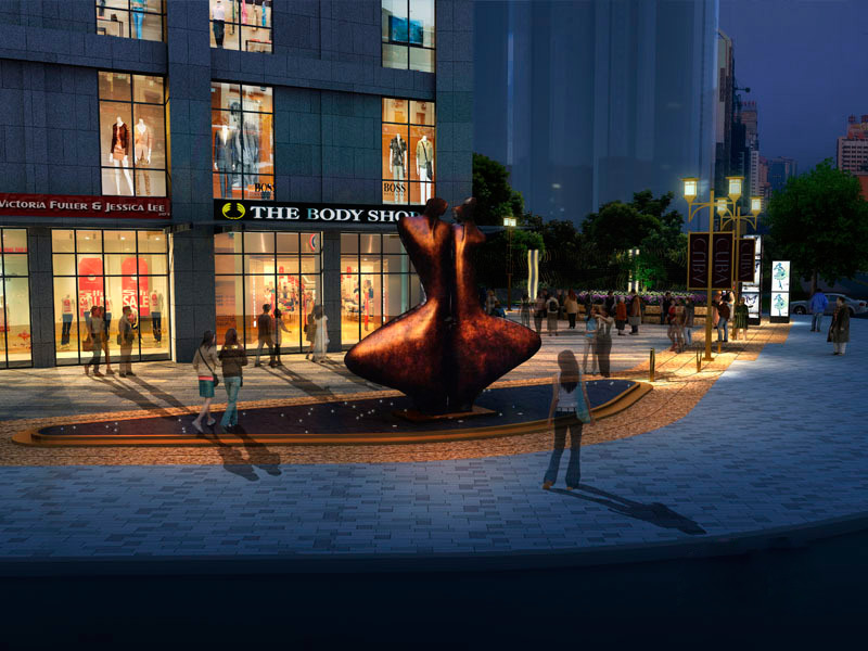 瑞士酒店公寓效果图