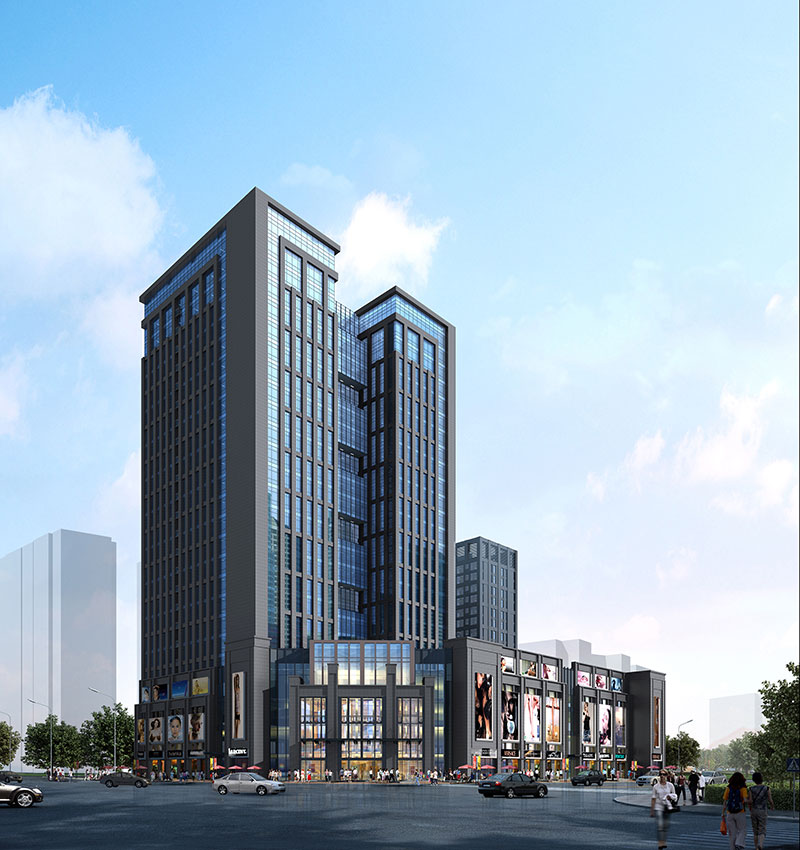 亚星时代广场效果图