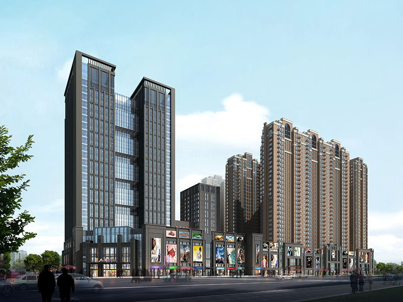 亚星时代广场效果图