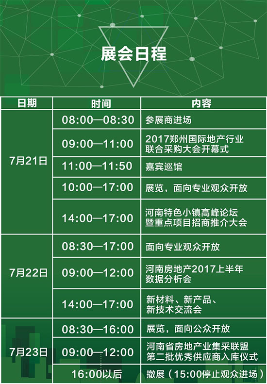 倒计时3天! 2017郑州国际地产行业联合采购大会即将开幕